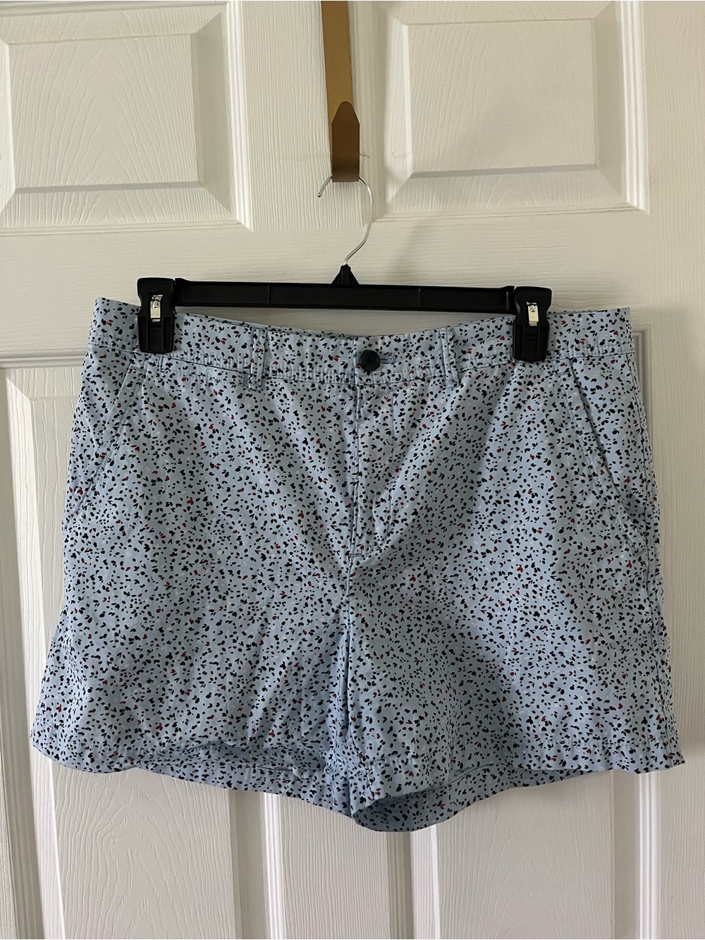 Banana Republic Light Blue Floral Print Women's Shorts